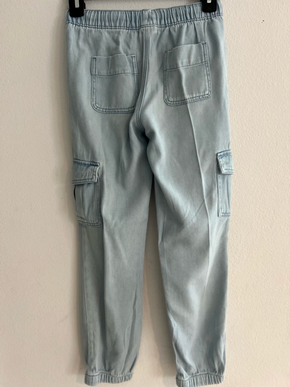Light Blue and Olive Green Jogger Pants Duo - Picture 4 of 15